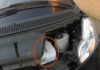 Ablakmosó tartály eltávolítása Ablakmosó tartály eltávolítása smart fortwo 451