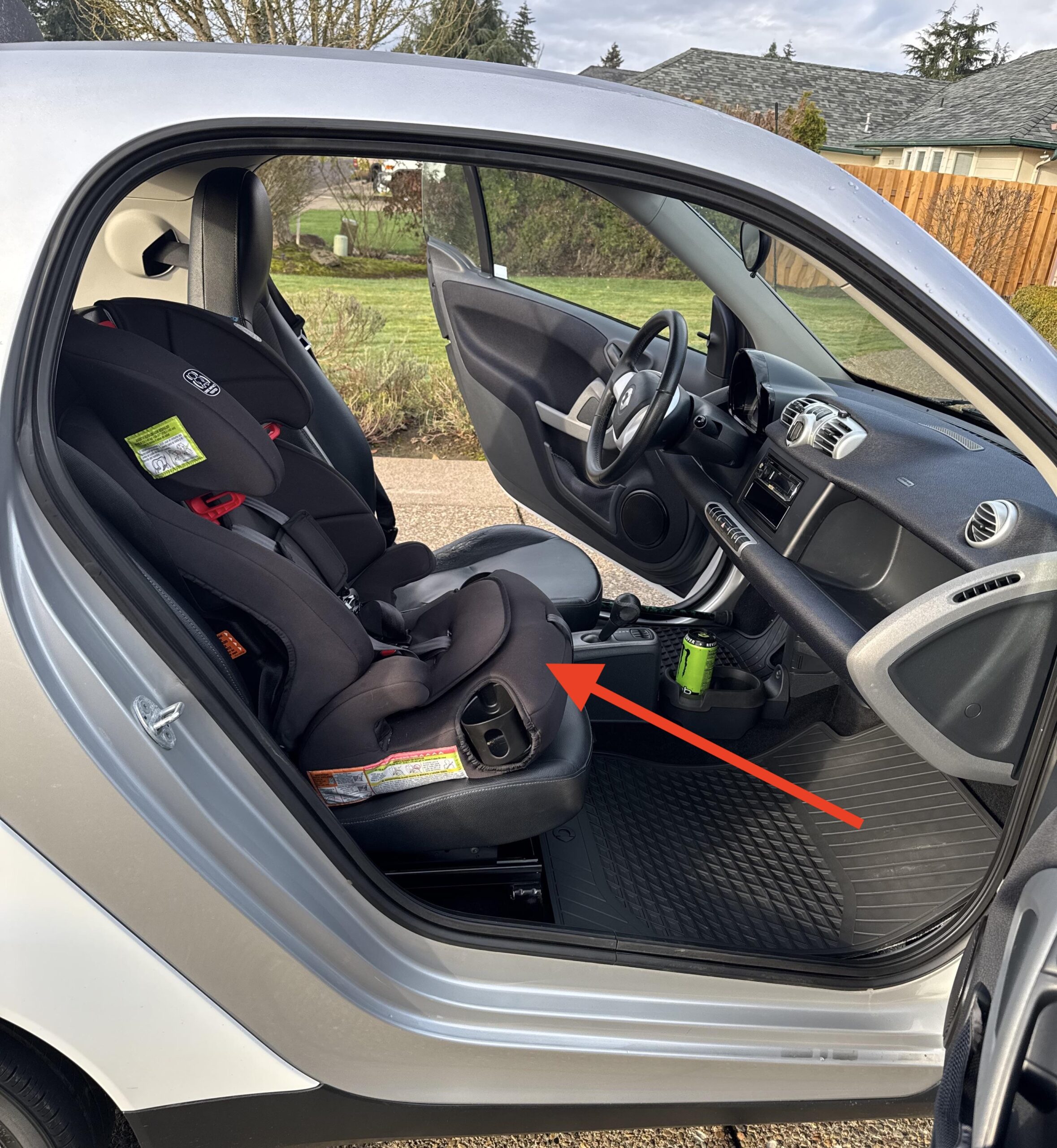 ISOFIX gyerekülés beszerelése smart fortwo 451 útmutató ISOFIX gyerekülés beszerelése smart fortwo 451 útmutató